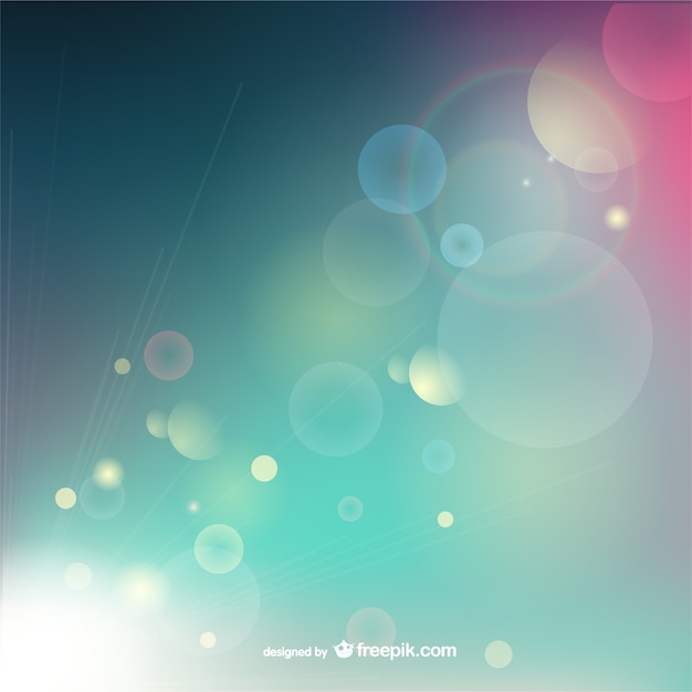 Vector bokeh abstract lights background