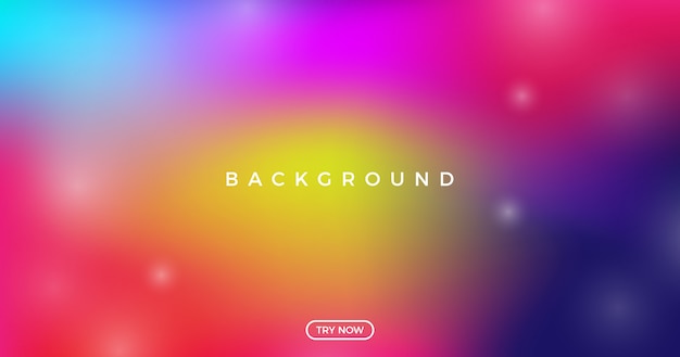 Bokeh background template in mesh gradient color