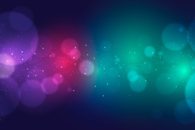 Vector bokeh background