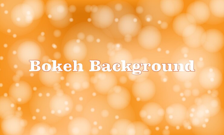 Vector the bokeh background