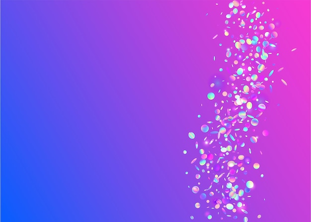 Bokeh Glitter Feest Burst Digitale Kunst Blauw Vervaging Confetti Fal