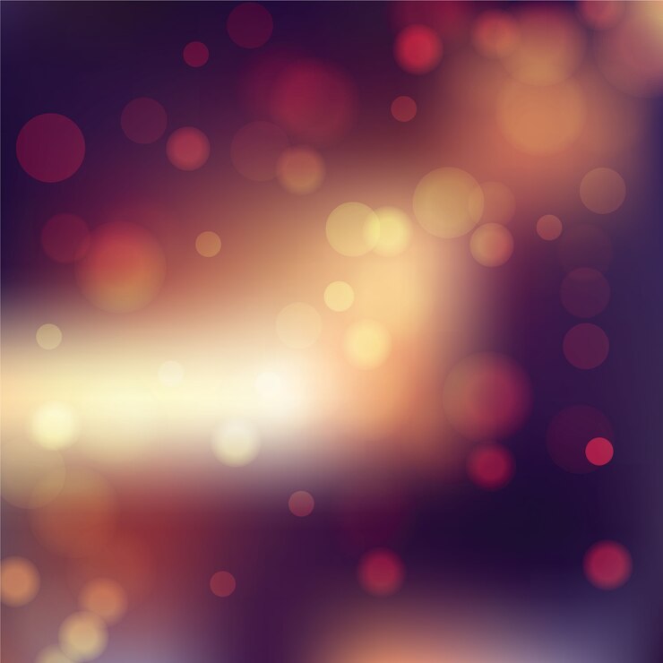 Vector bokeh illustratie