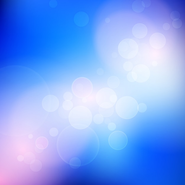 Vector bokeh lights background