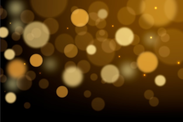 Vector bokeh lights effect screensaver