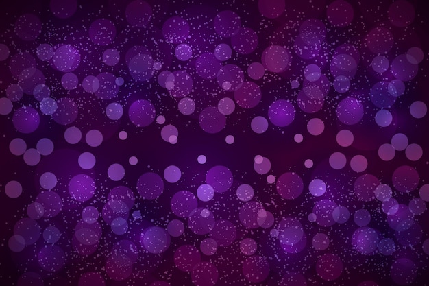 Bokeh lights with glowing particles pink background