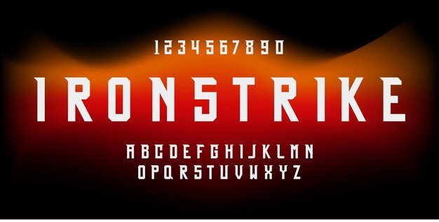 Bold and Brave Futuristic Font