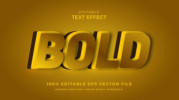 bold colorful editable text effect