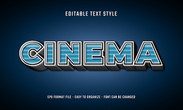 Vector bold and cool text effects