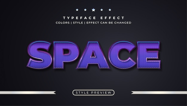 Vector bold purple text style with texture effect