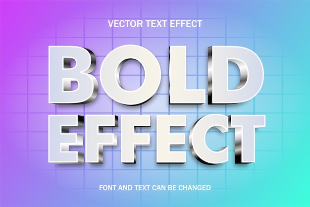 Bold text font typography 3d editable text effect font style lettering template background wallpaper