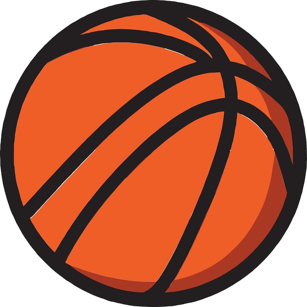 Bold Vector Basketball Logo Icon Design