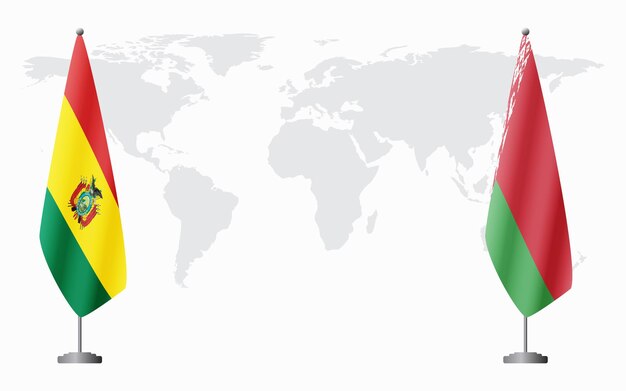 ボリビアとベラルーシの国旗は 公式会合で