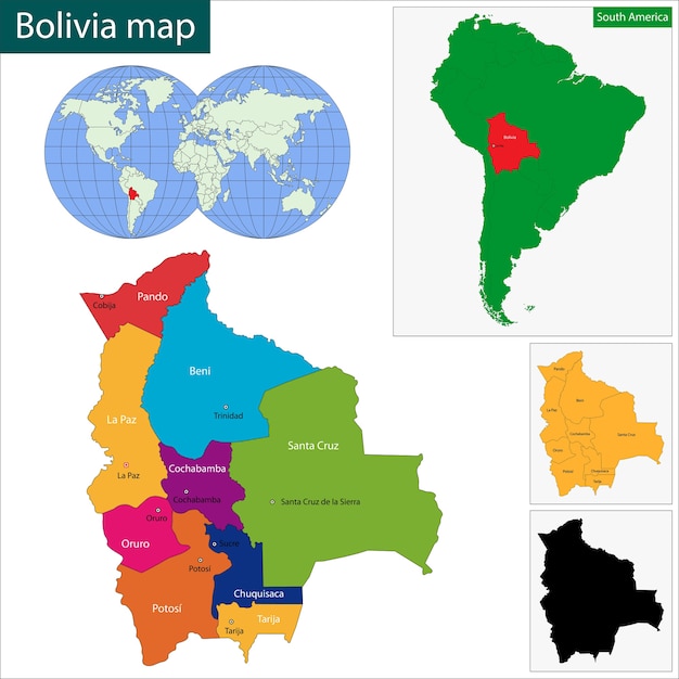 Bolivia kaart