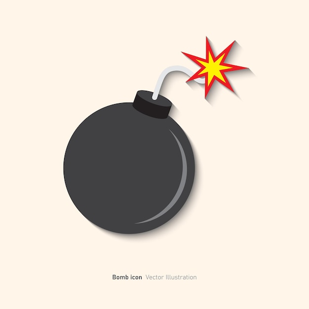 Bomb icon design vector illustration