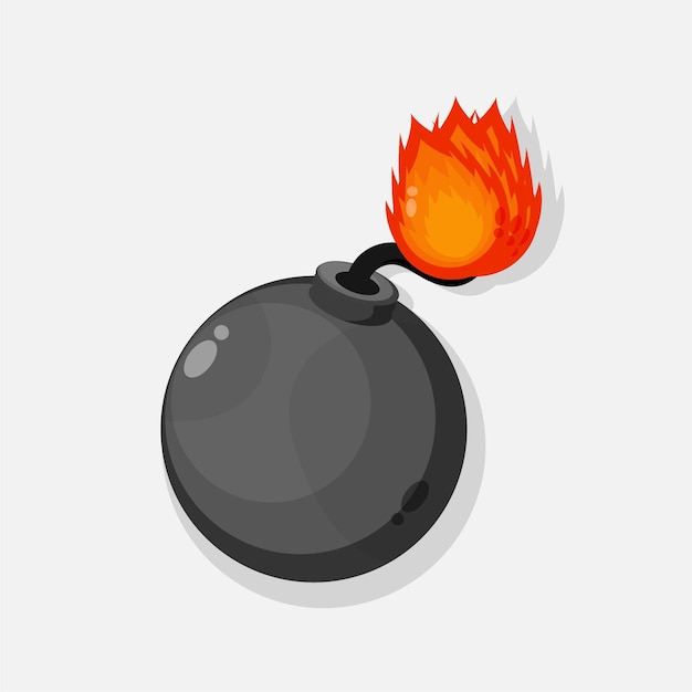 Bomb icon illustration