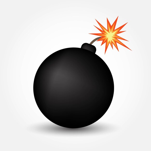 Vector bomb illustration graphic vector design