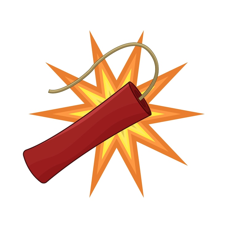 वेक्टर bomb illustration