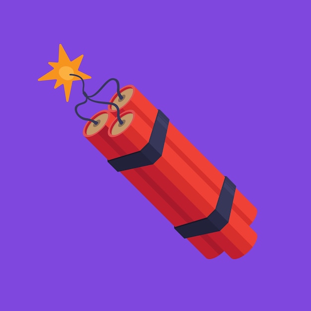 bomb vector illustration