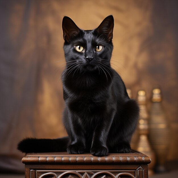 Vector bombay kitten cat