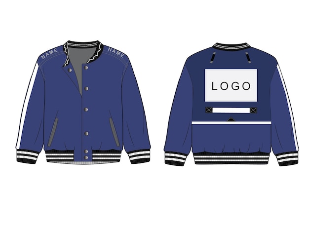 bomber jacket vector design free