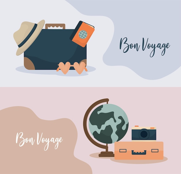 Bon voyage cards