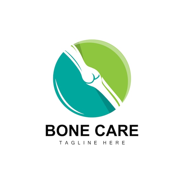 Bone care logo body health vector design for bone health
pharmacy hospital health product brand