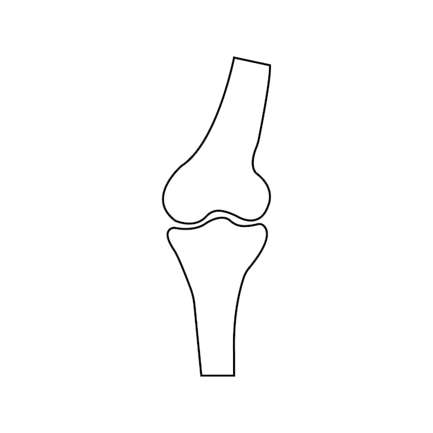 Vector bone joints icon