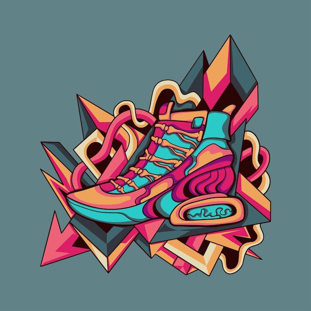 Bone Shoes with Geometry Shape