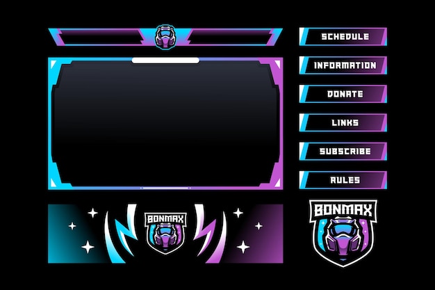 Bonmax esport stream package design