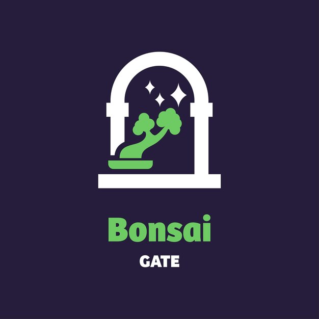 Logo del cancello dei bonsai