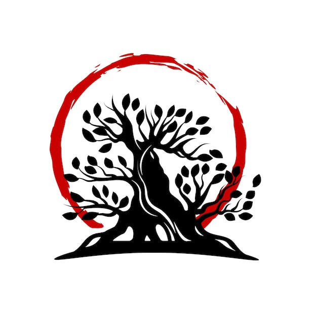 Bonsai-logo ontwerp