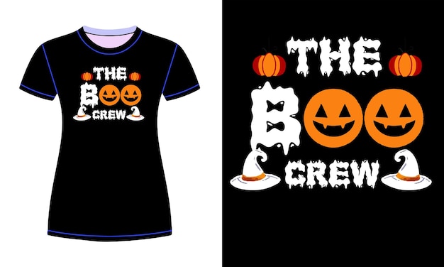 Дизайн футболки Boo Crew