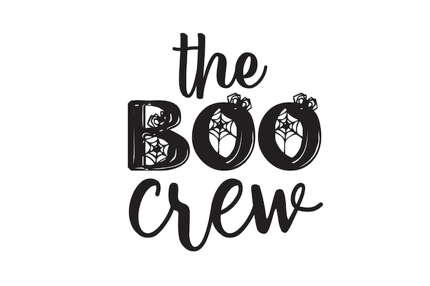 The Boo Crew Vector File