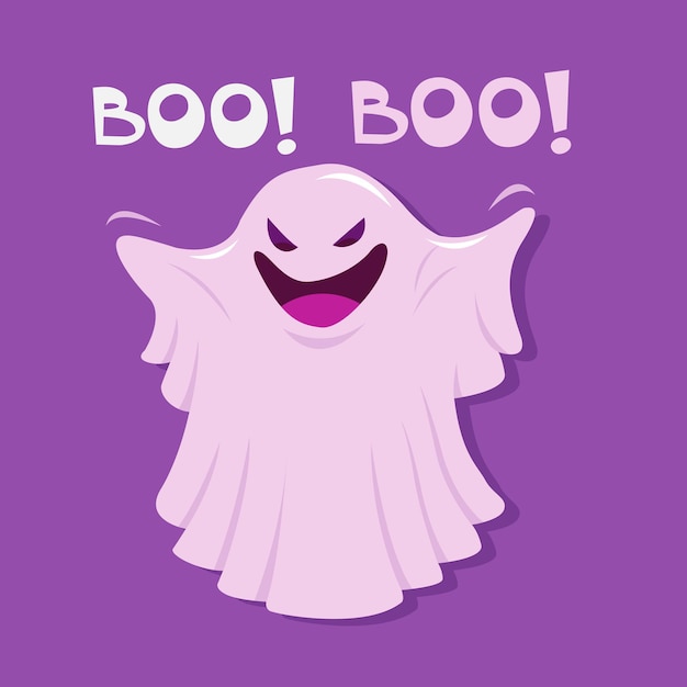 Boo! Personalized Halloween  card social media posts halloween characters