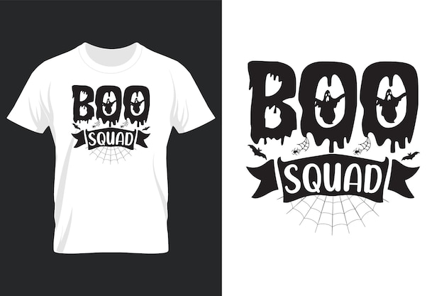 Boo squad, halloween t-shirtontwerp