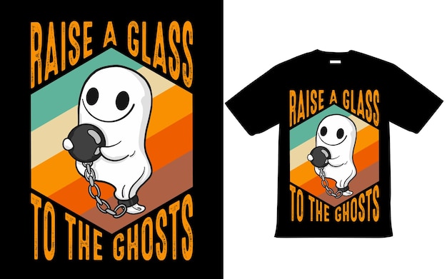 Vector boo t shirt design for halloween day