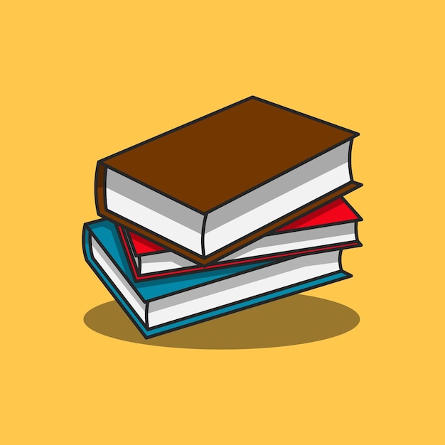 Book collection design illustration