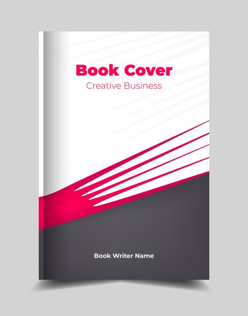 Vector book cover annual report business brochure design
