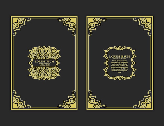 A4 사이즈의 책 표지 디자인 연례 보고서브로셔 디자인 플라이어프로모션