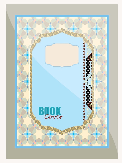 Дизайн обложки книги в арабском стиле.