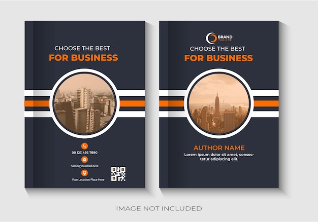 Book cover design template