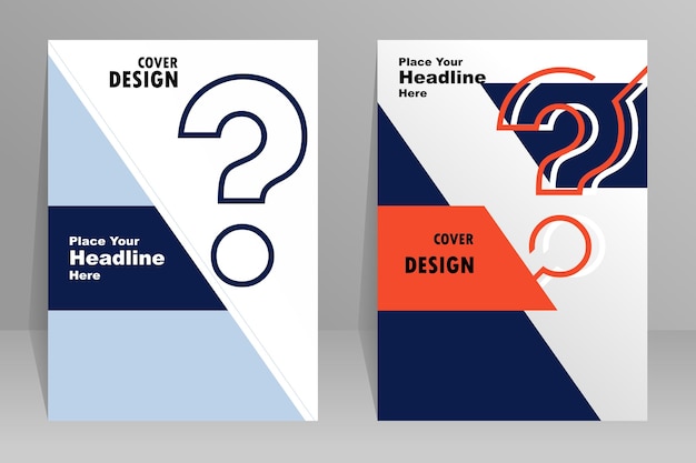 Vector book cover design vector template brochure flyer magazinepresentation