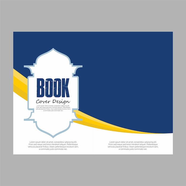 Vector book cover design