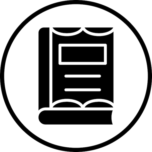 本の表紙アイコンのスタイル