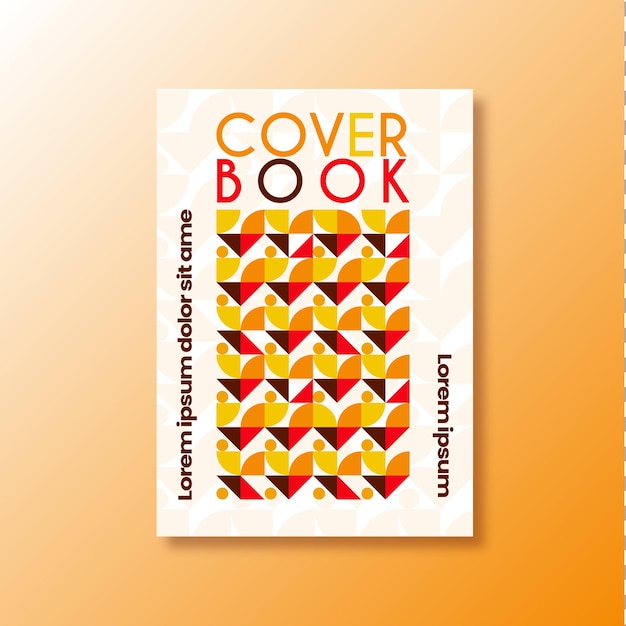 book cover Modern and minimalist abstract pattern background