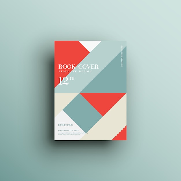 Copertina del libro con forme geometriche