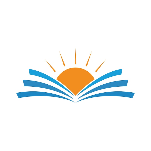 Book education logo templat