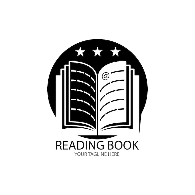 Book Education Logo Template vector illustration design