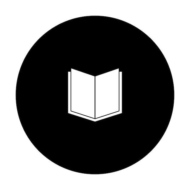 Вектор Книжный логотип образования