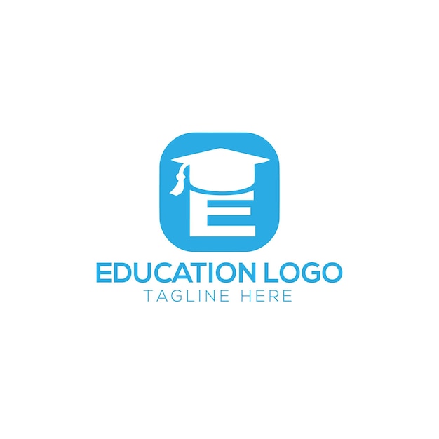 Дизайн векторного логотипа книжного образования